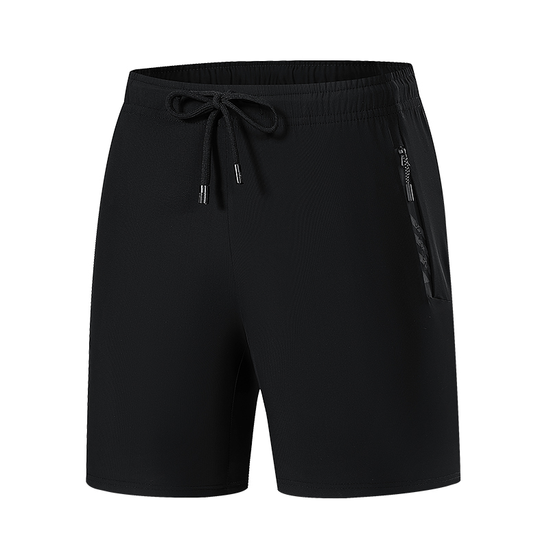 UA安德马夏季冰丝短裤男新款宽松直筒裤加大码弹力透气速干五分裤