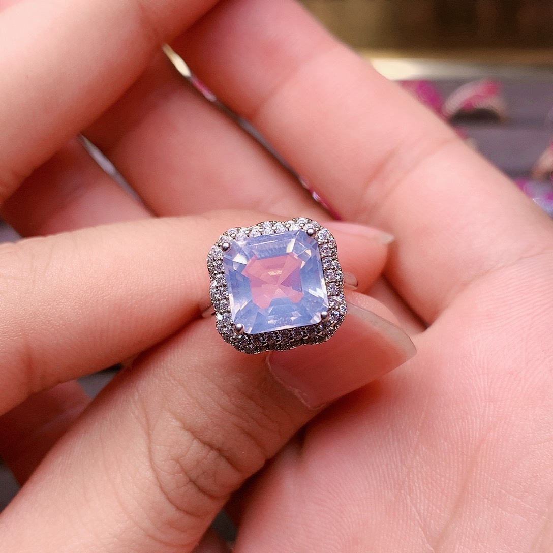 紫晶戒指银S925镶嵌0000