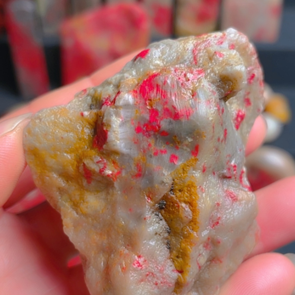 【闪购商品】昌化鸡血石昌化鸡血石原石梅花血