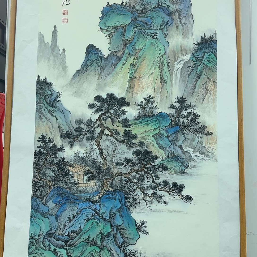 国画多次参加国内外大型