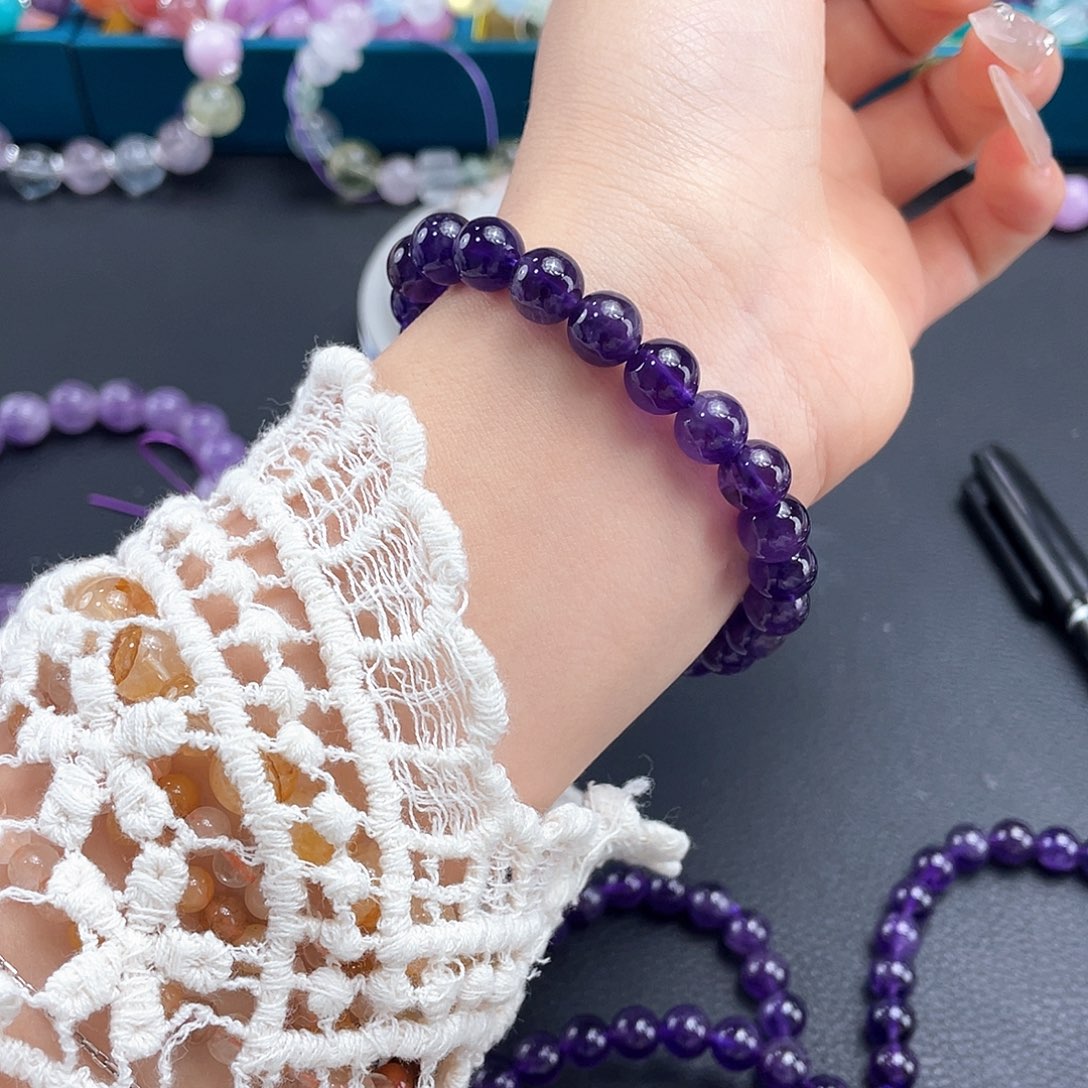 水晶手链未镶嵌紫水晶