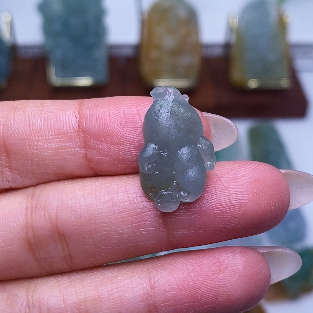 定制翡翠未镶嵌毛货