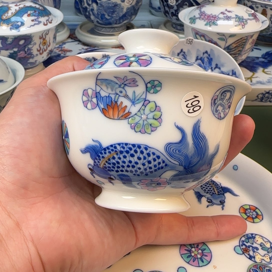 彦祖纯手工手绘茶具199