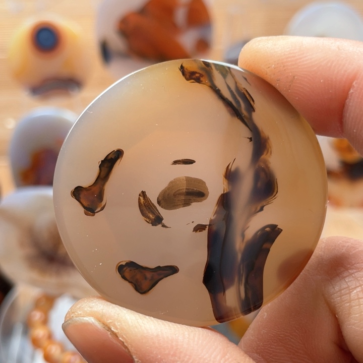 玛瑙/玉髓吊坠(不含链)未镶嵌