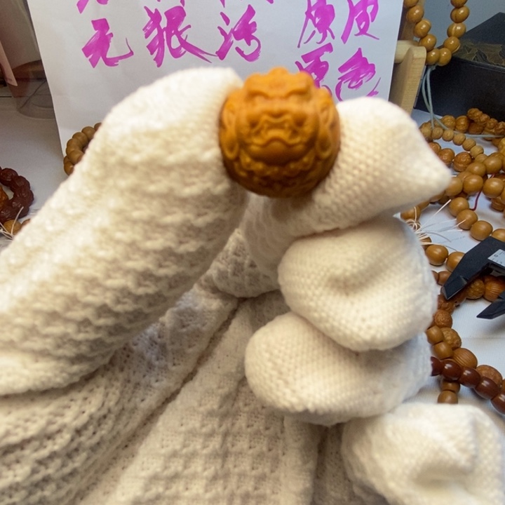 猴头核桃吊坠大黑天单颗