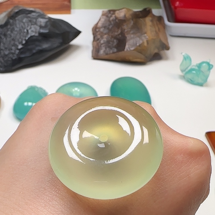 岫玉未镶嵌吊坠(不含链)