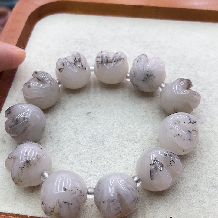 石英质玉圈口56未镶嵌