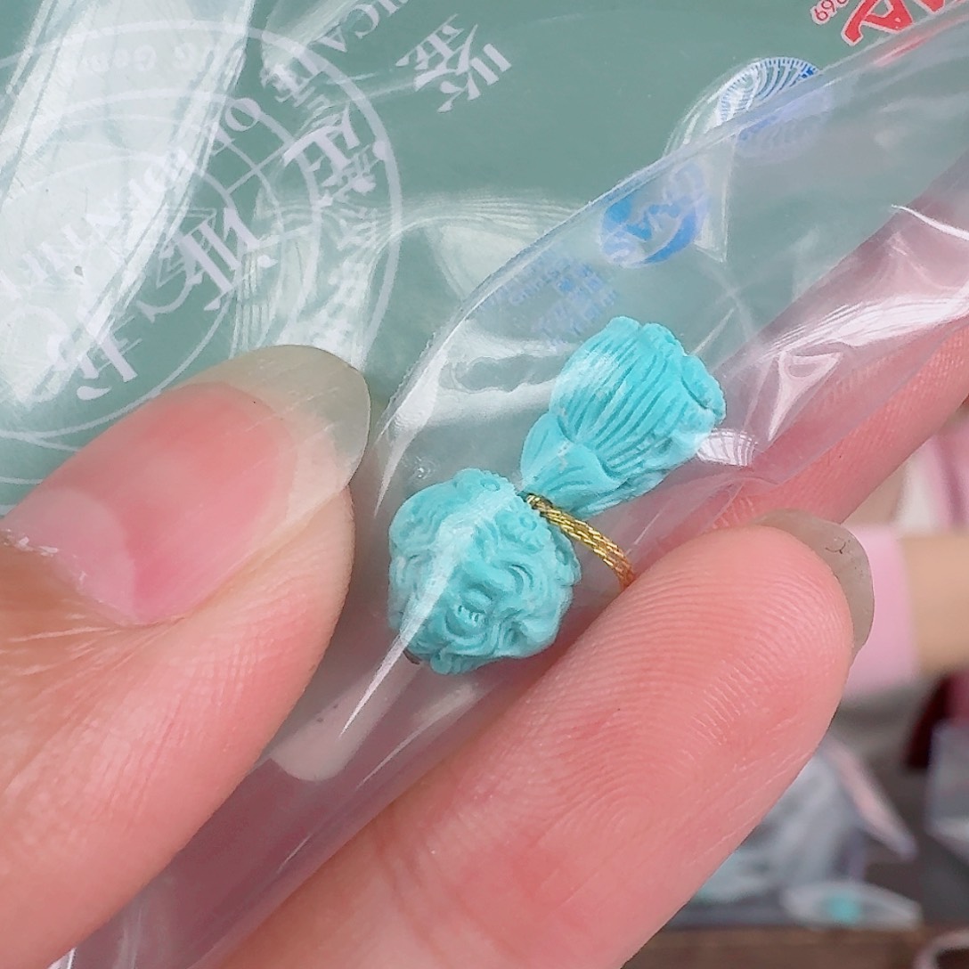 未镶嵌绿松石珠宝奇石