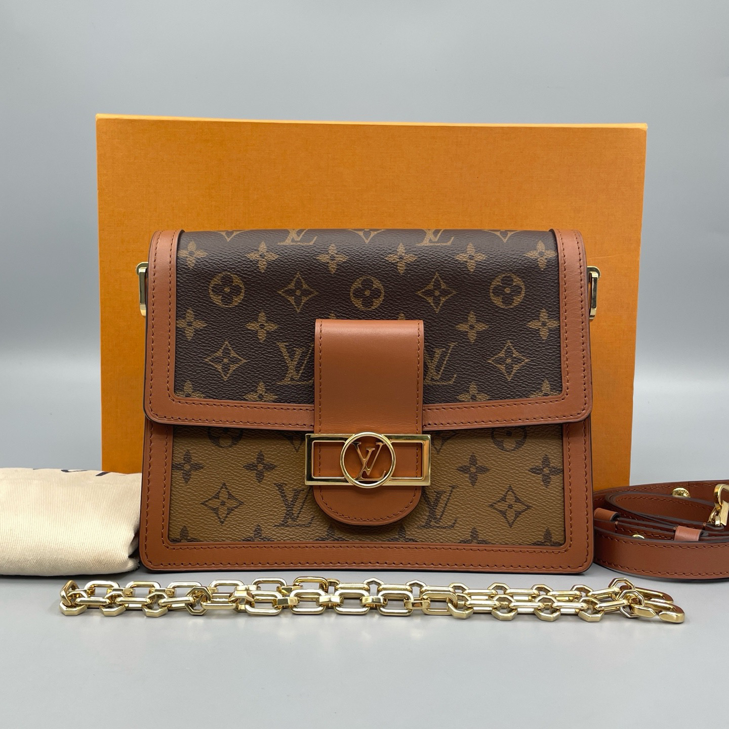 99新 LouisVuitton/路易威登 中号新款铜牌纯芯片 25*19 A3511