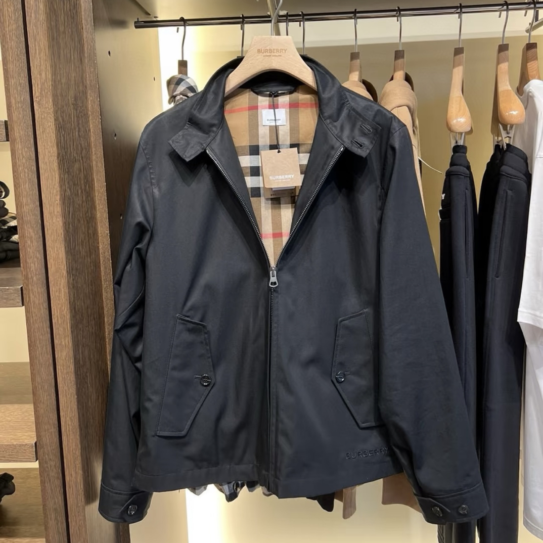 未使用 BURBERRY/博柏利 男款 冲锋衣工装外套夹克