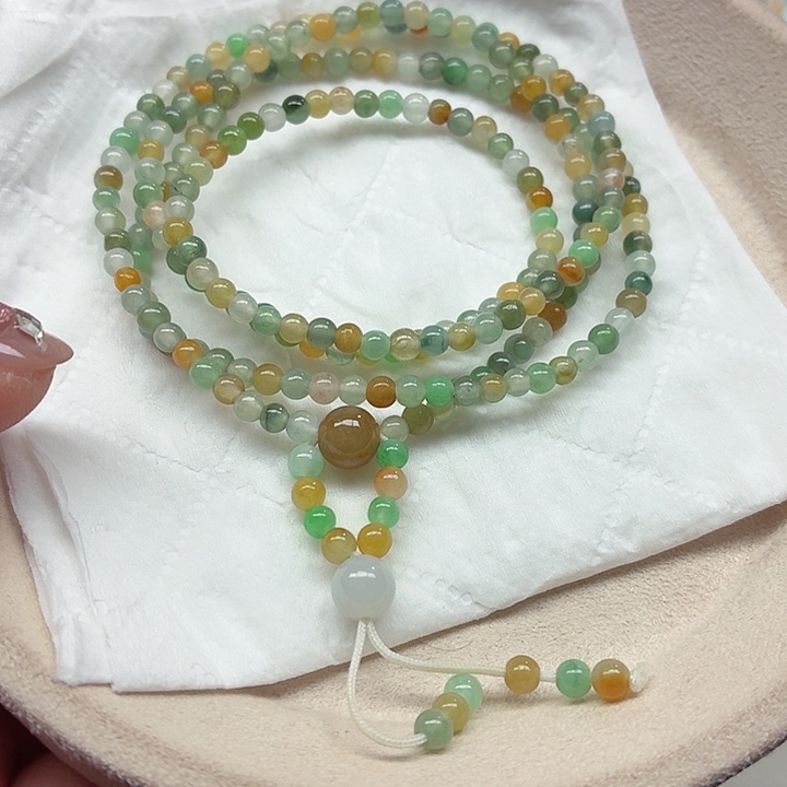 翡翠未镶嵌手链天然缅甸翡翠A货卡3.5