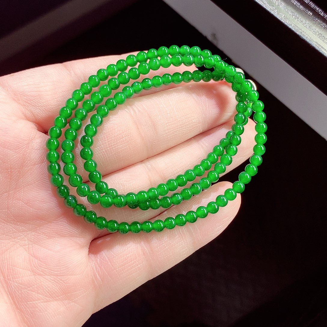 翡翠手链未镶嵌天然翡翠手链未镶嵌