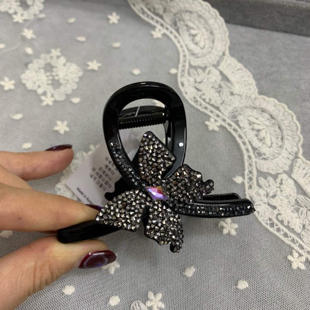 X031砂糖闪钻蝴蝶抓夹