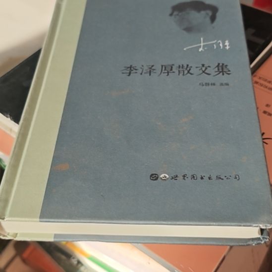 李泽厚散文集角坏了介意勿拍