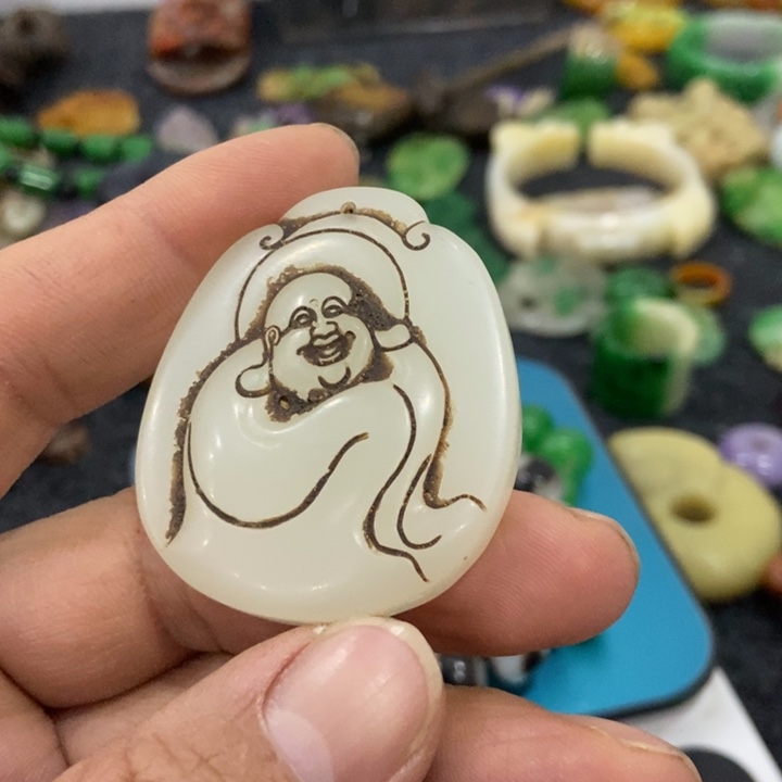 吊坠白玉菩提摆件