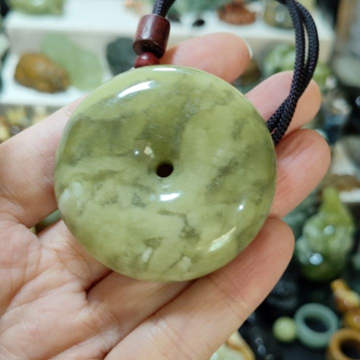 岫玉平安扣未镶嵌