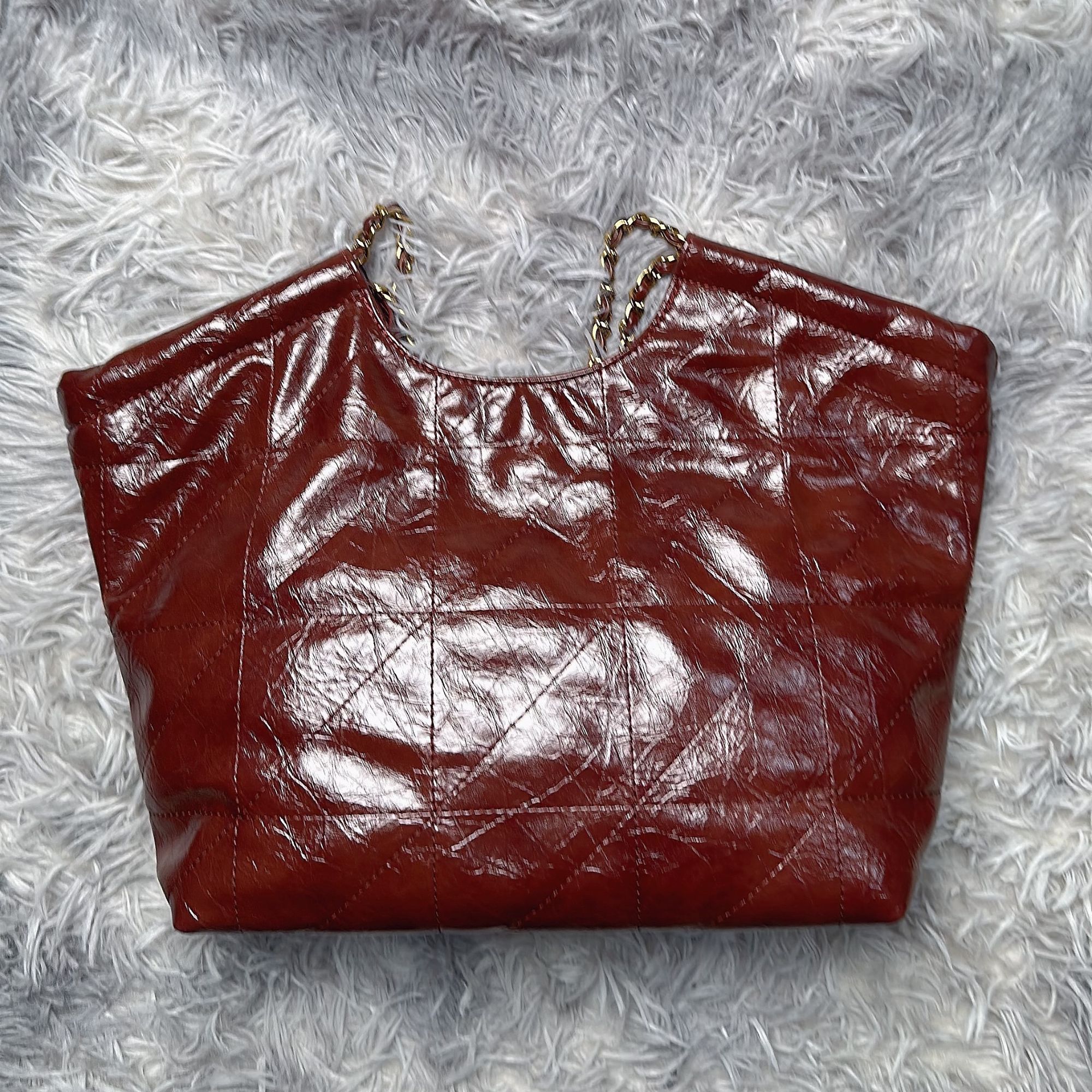 手工女包月牙腋下包红色 夹子 百搭时尚  0372