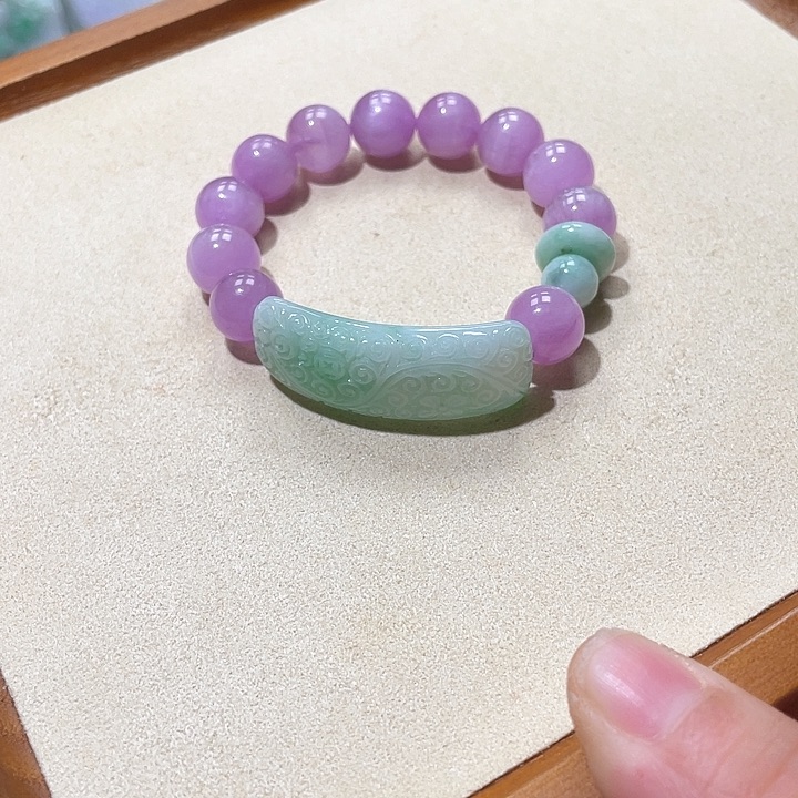 翡翠手链未镶嵌翡翠手牌