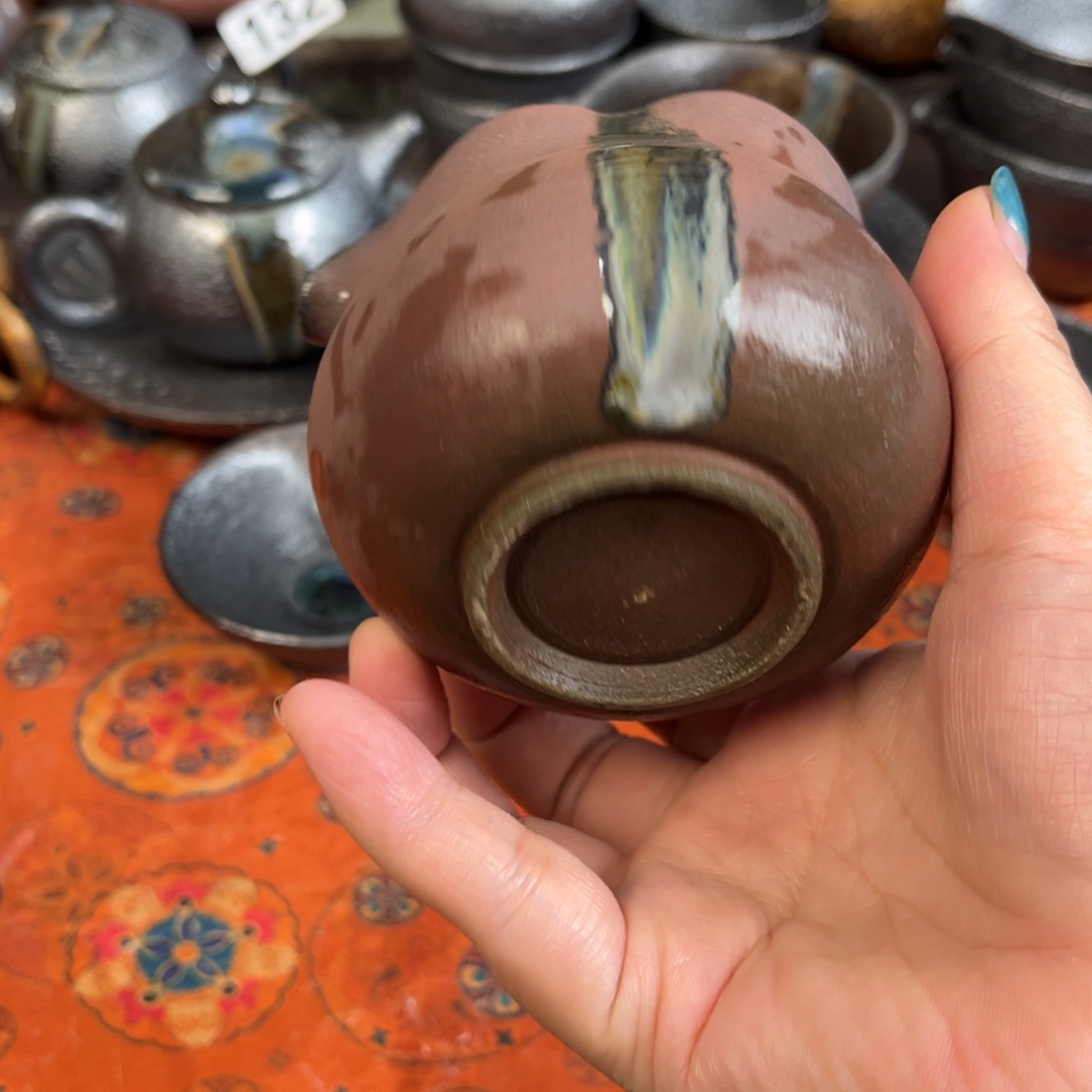 活***下柴烧茶器柴烧茶器