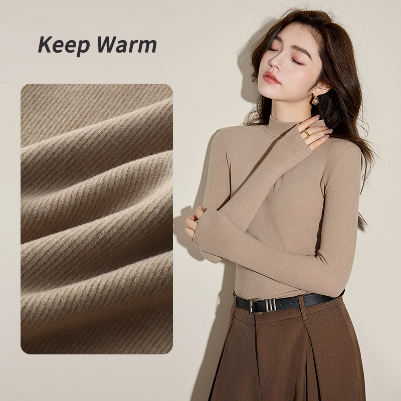 女远红外发热立领百搭打底衣A8832