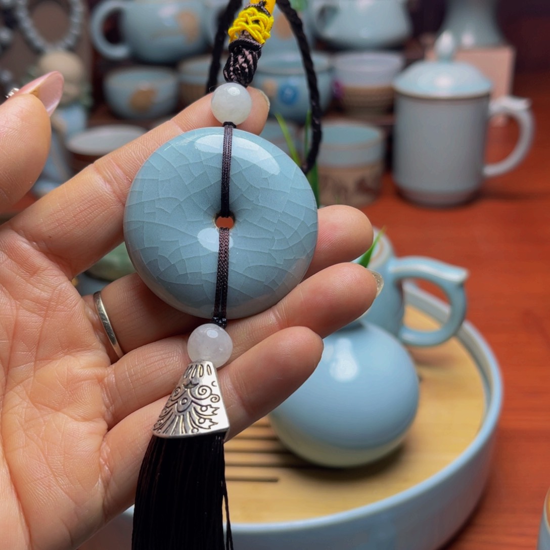 【闪购商品】摆件陶汝州单壶，壶，盖碗，