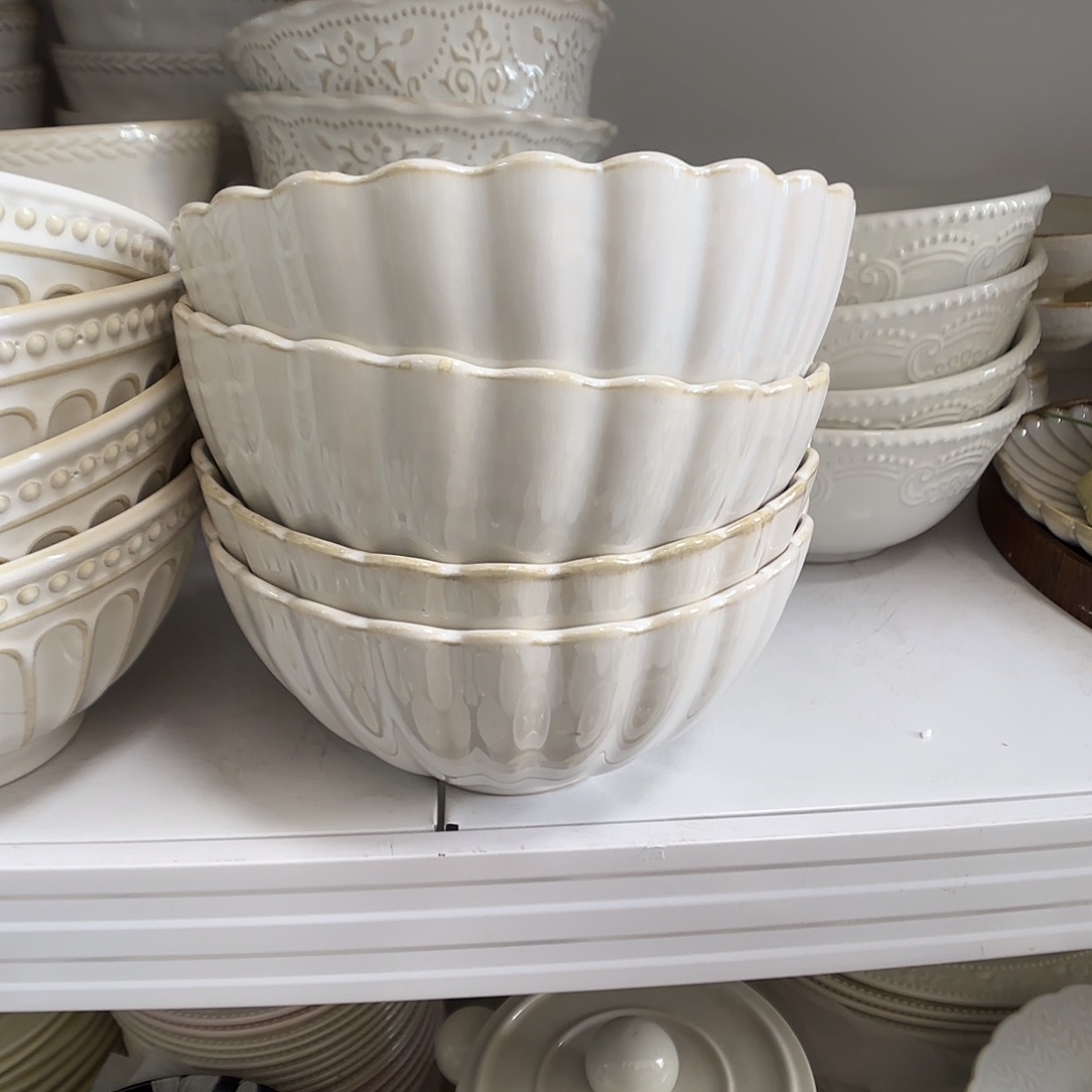 瓷片瑕疵特价陶瓷面碗