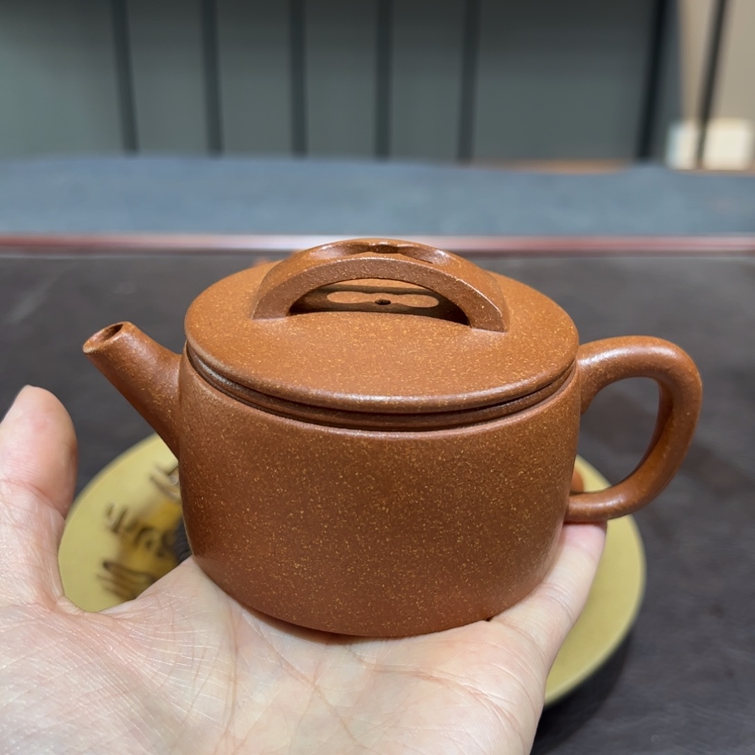 得**然宜兴紫砂壶泡茶喝