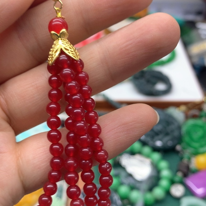 颈饰未镶嵌翡翠吊坠