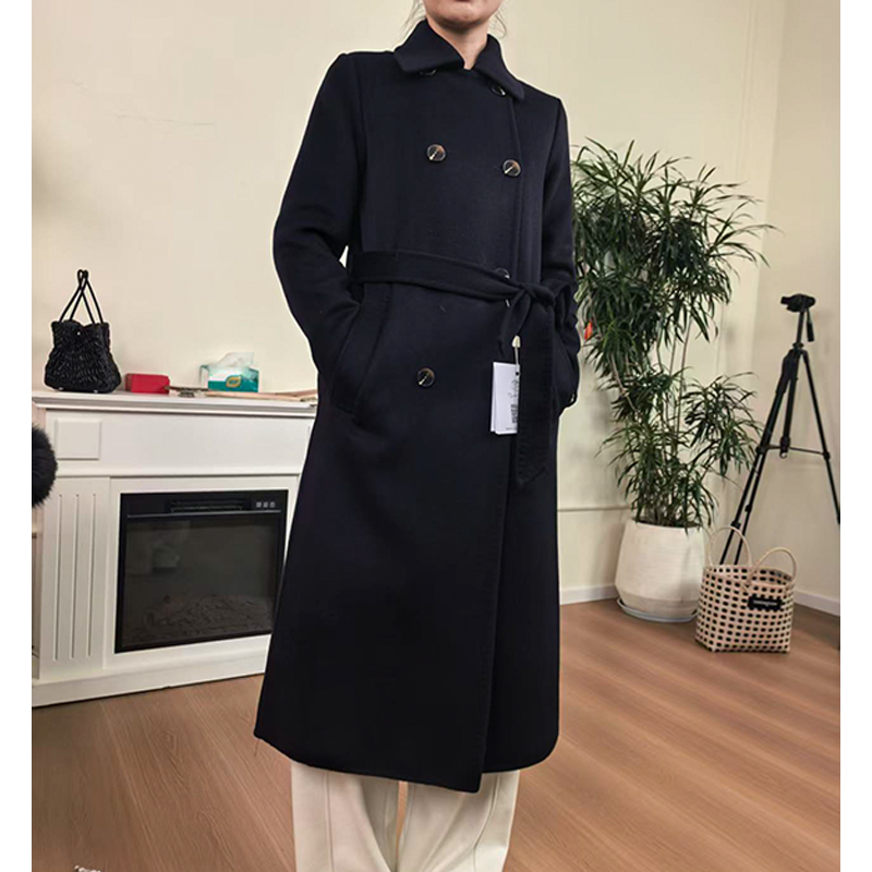 GELEISTORY 双排扣羊毛大衣