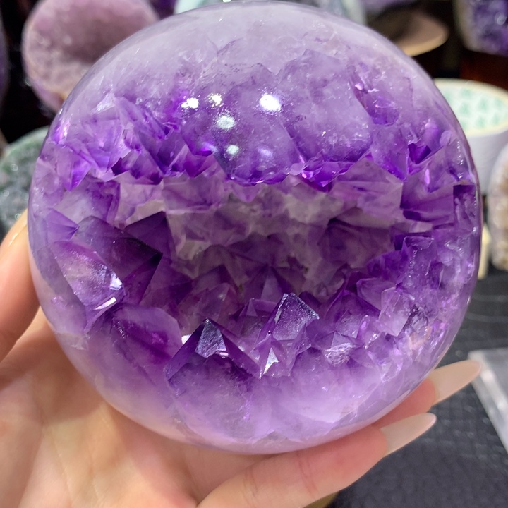 y***o紫晶未镶嵌珠宝半成品