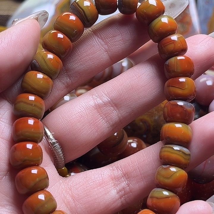 玛瑙/玉髓未镶嵌手串