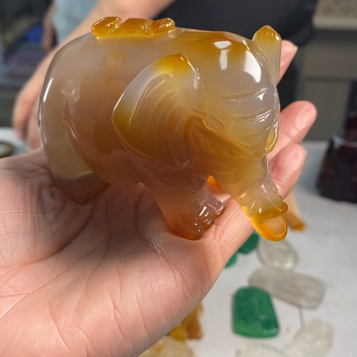 玛瑙/玉髓吊坠(不含链)未镶嵌