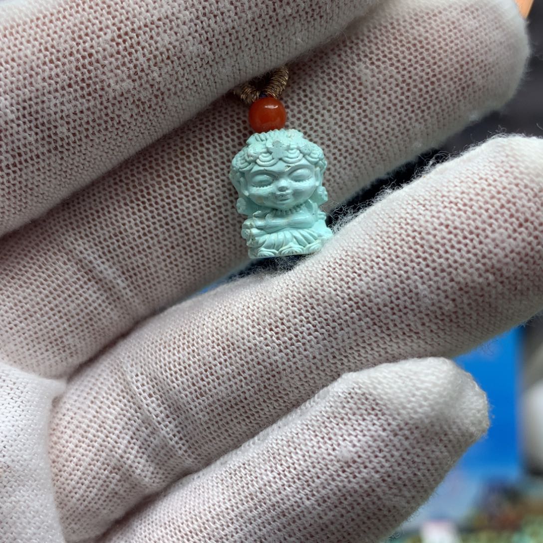 绿松石挂件未镶嵌