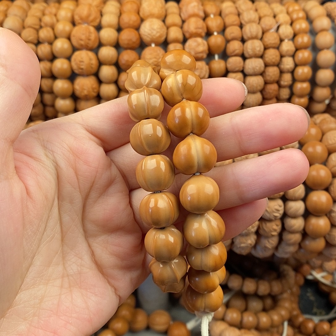 猴头核桃手串屁桃 