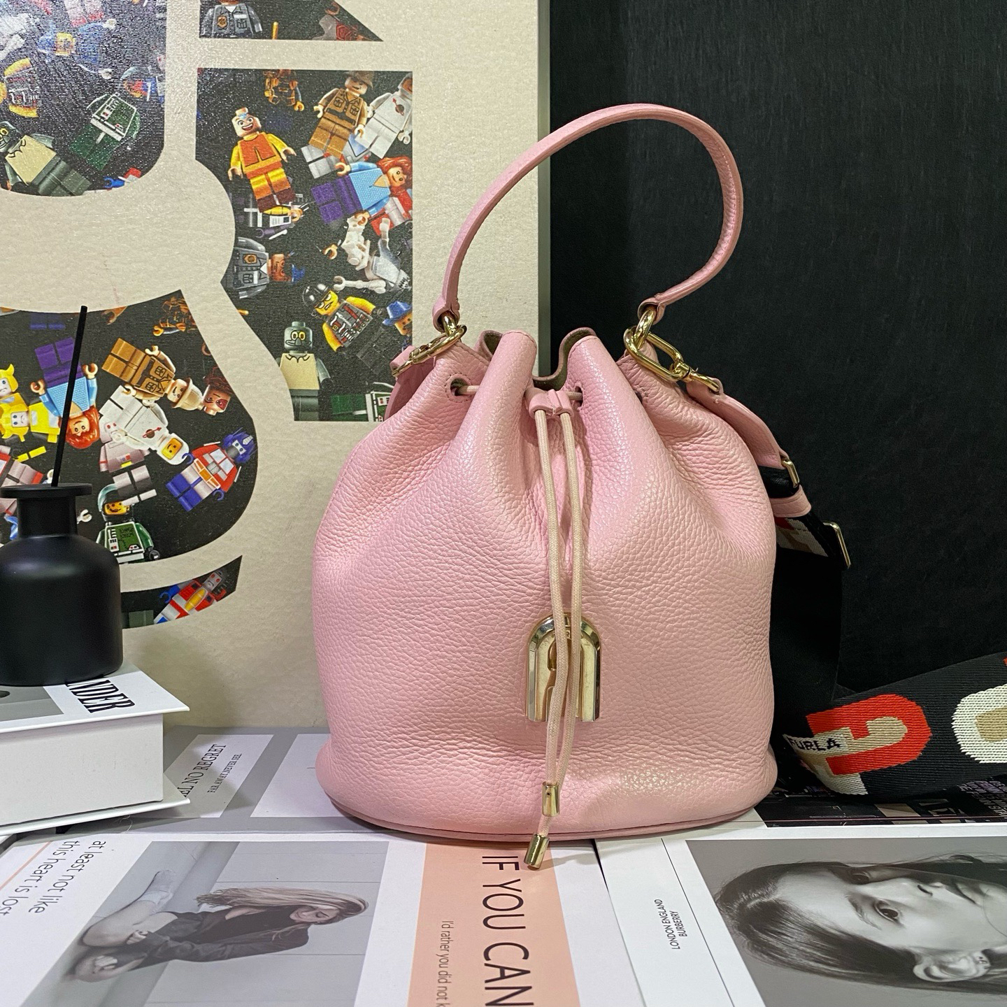 95新 FURLA/芙拉 21598斜挎包22*23