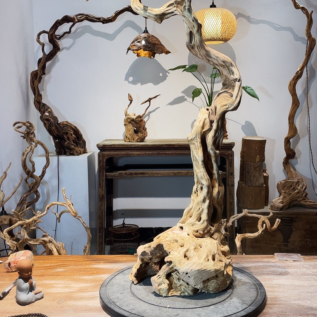 *****天然根雕陶制艺术品