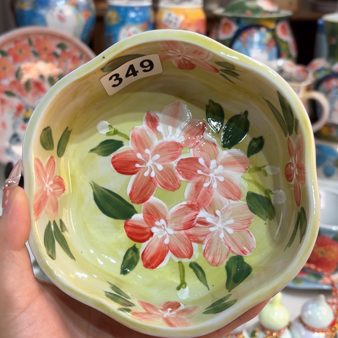 景德镇手绘高温釉下彩陶瓷茶具