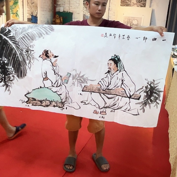 国画手绘国画作品