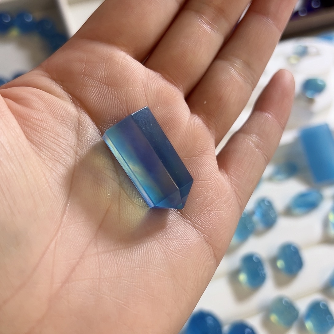 枀***木海蓝吊坠直播间专拍