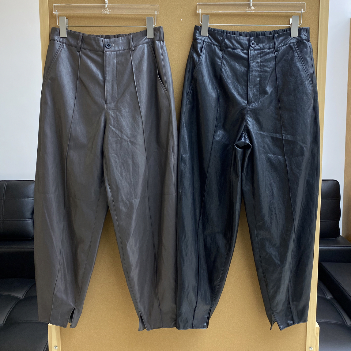 JR长裤｜『HQQ专属』双色时尚高级感极简风皮裤520881