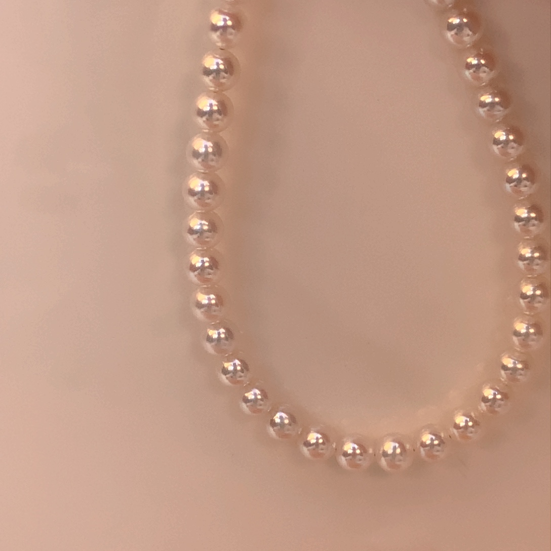 淡水珍珠手串18K金镶嵌