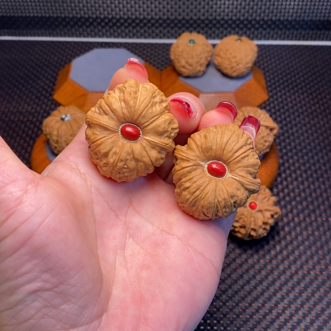 文玩核桃把件自**在南瓜