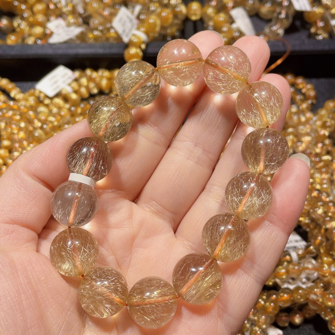 水晶手链未镶嵌天然水晶手链