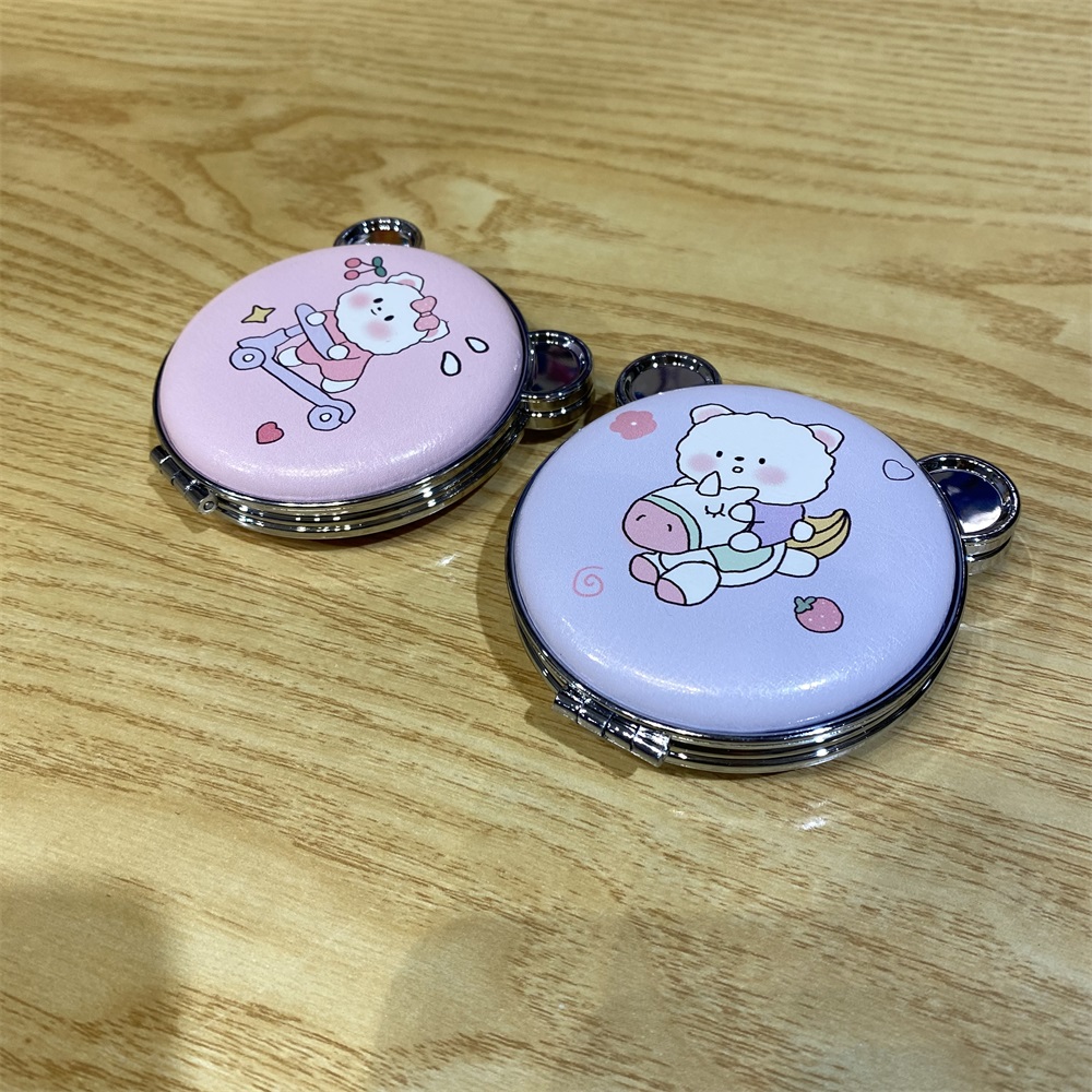 25032102B 可爱小熊随身双面化妆镜