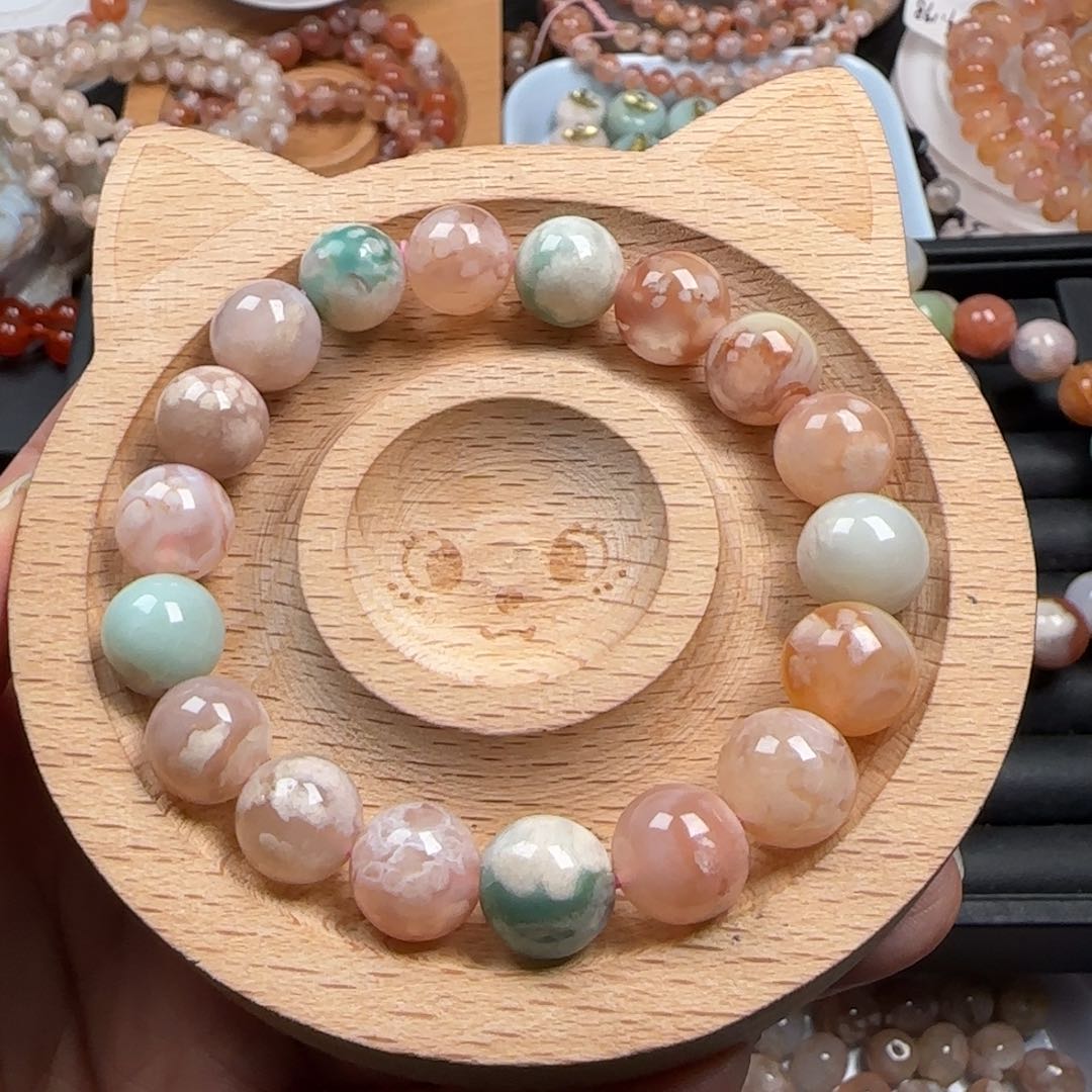 未镶嵌玛瑙/玉髓珠宝半成品梗*