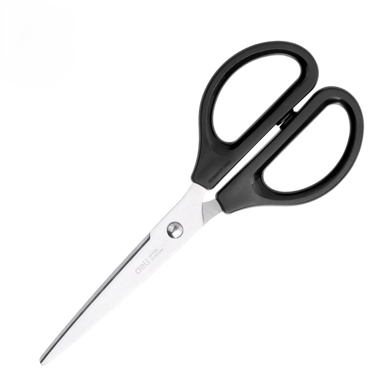 得力0603家用多功能不锈钢剪刀剪纸剪布手工DIY剪刀