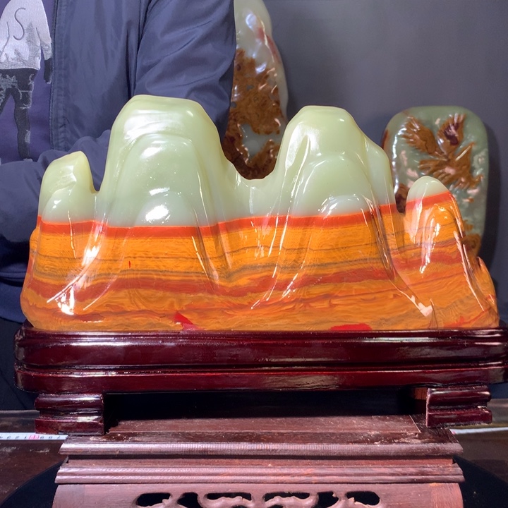 石材天然原石摆件