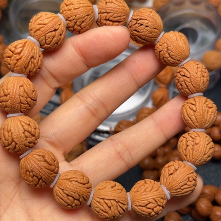 桃核手串龙纹桃核12