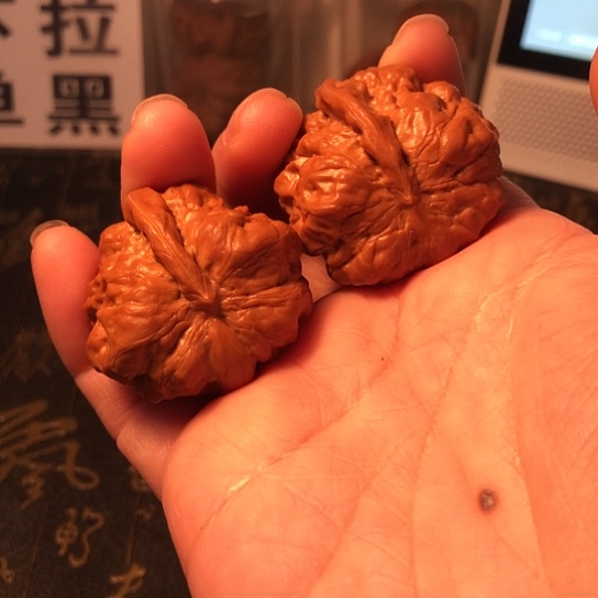 文玩核桃把件一帆风顺35mm