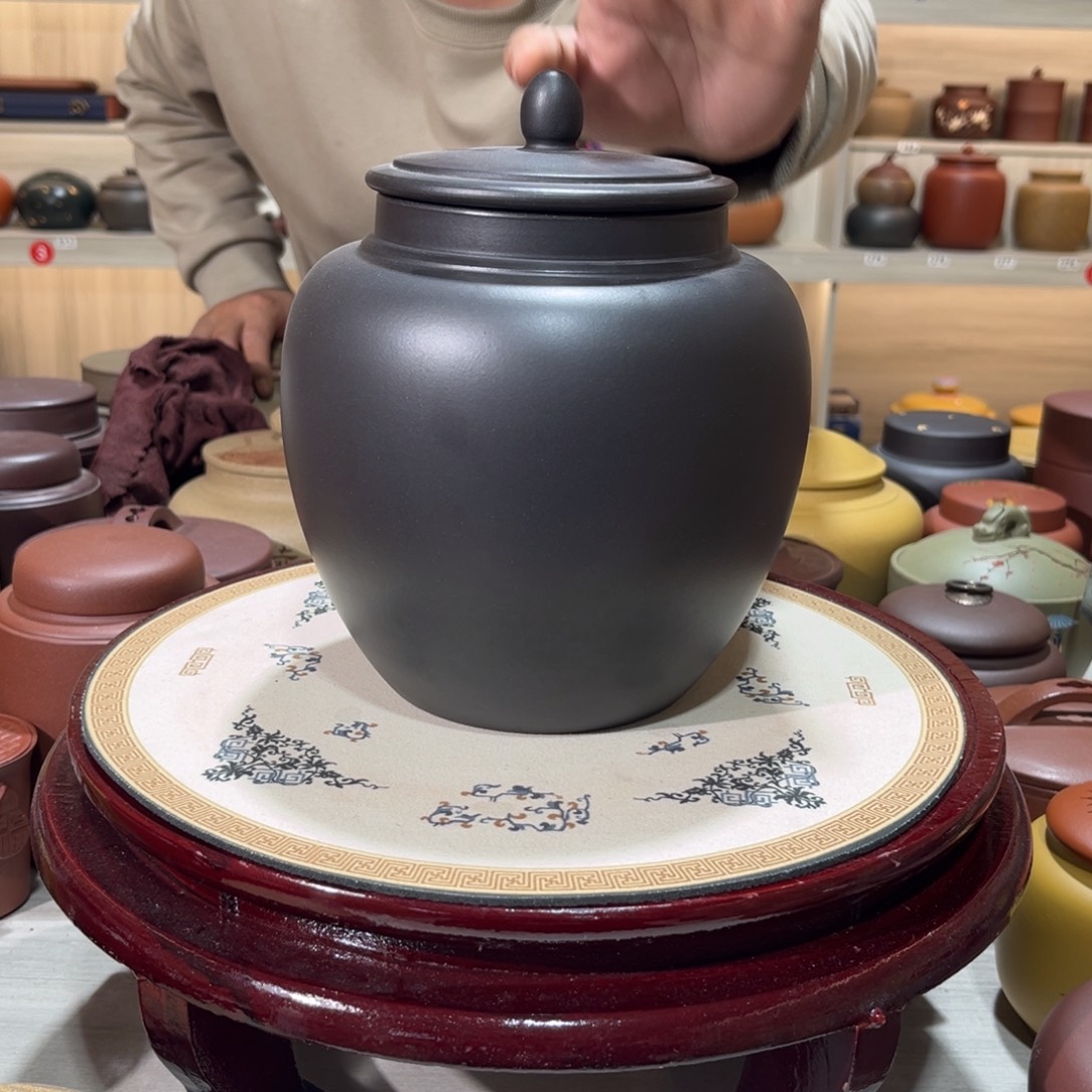 紫砂茶叶罐紫砂罐